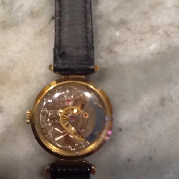 Borel Vintage Leather Watch - Picture 3 of 4